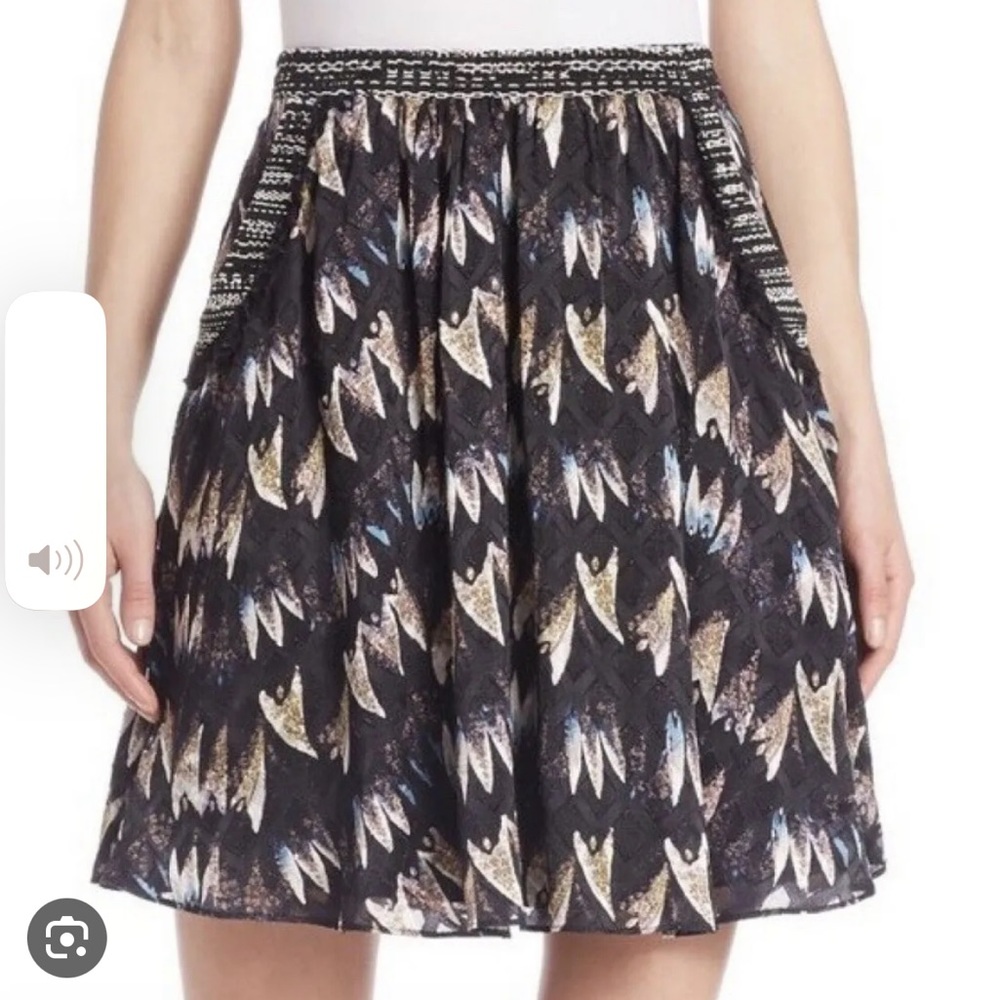 DIANE von FURSTENBERG silk skirt, size 2.